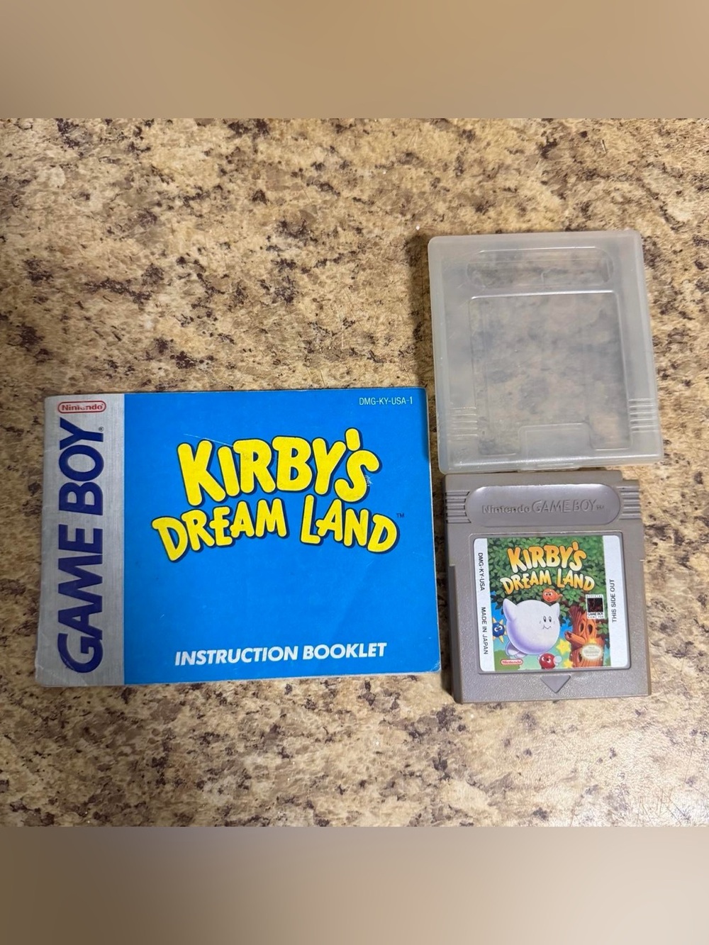 Kirby's Dream Land 2 Nintendo Game Boy 1995 Cartridge, Manual, Plastic Case